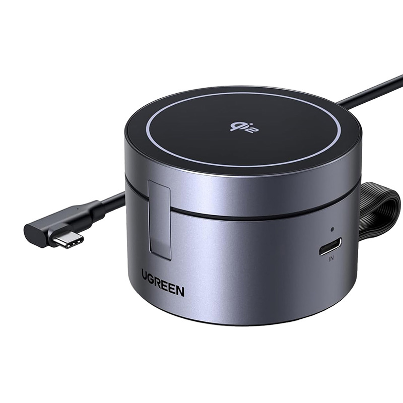Magnetic Charger 3in1 UGREEN 25W USB-C W712 (black) 3
