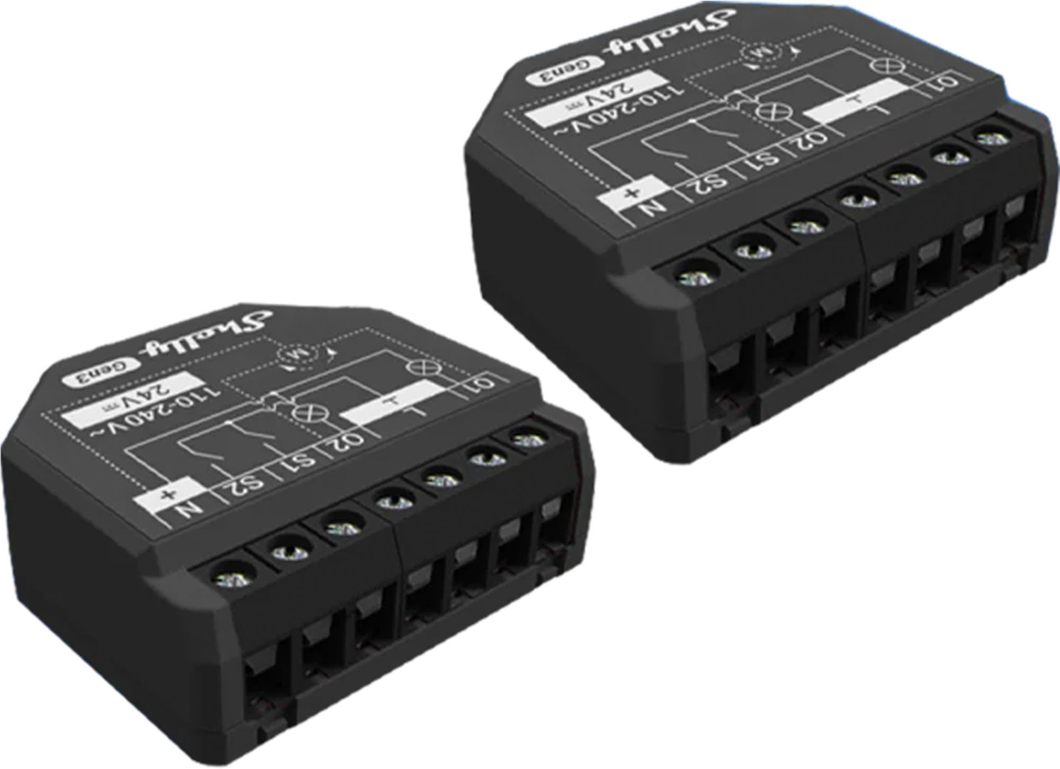 Shelly 2PM Gen3 Set of 2 Controller WiFi/Bluetooth