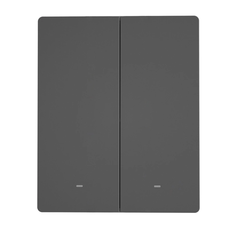 Smart WiFi wall switch SONOFF M5-2C-80 graphite 2