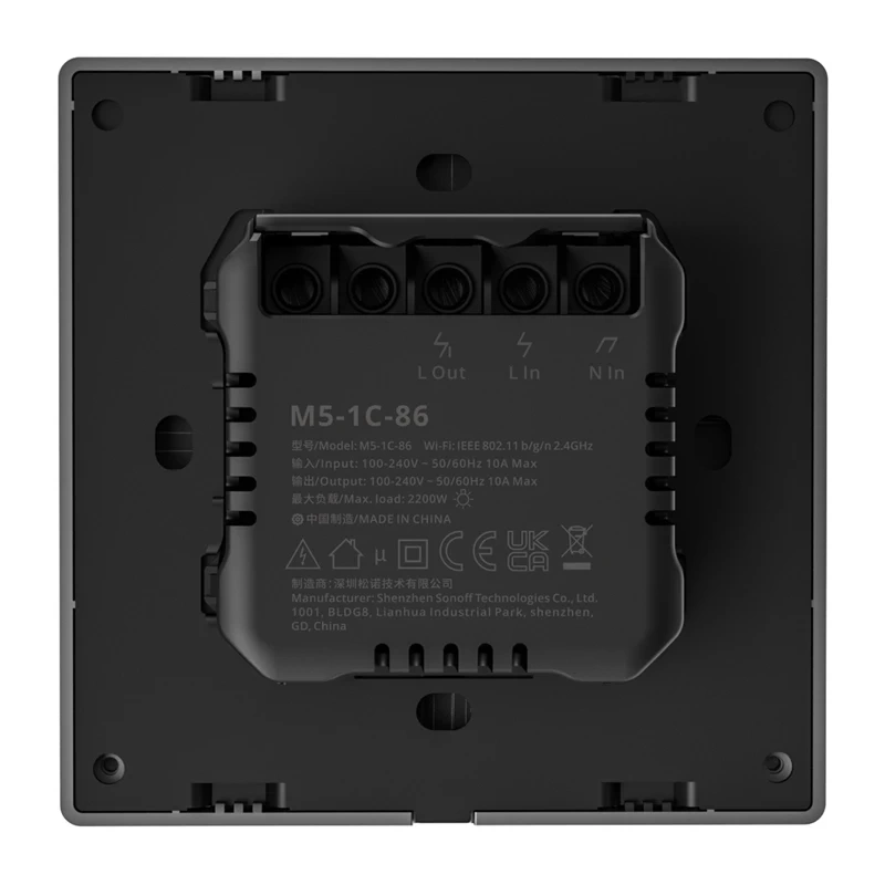 Smart Scene Wall Switch Sonoff M5 1C (1-channel) 4