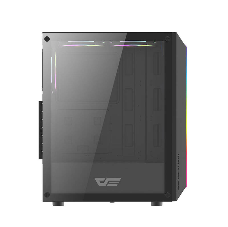 Obudowa komputerowa DARKFLASH DK151 + 3 wentylatory RGB (czarna) 5