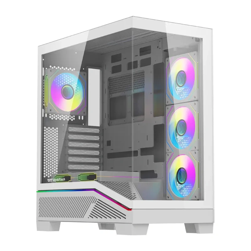 Computer case Darkflash K430 + fans (white) 2