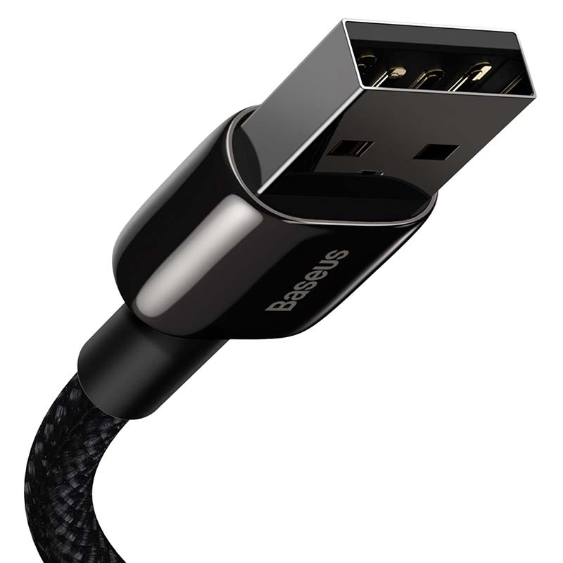 Kabel BASEUS Tungsten Gold USB-A-Lightning 1m (czarny) 2