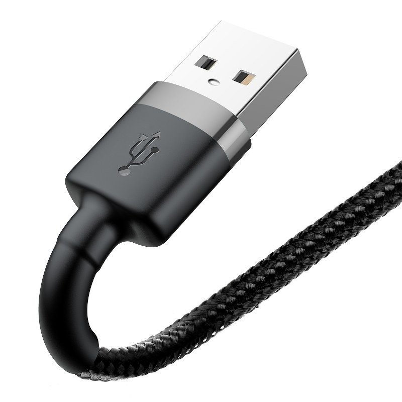 Kabel BASEUS Cafule USB-A-Lightning 2m (szaro-czarny) 5