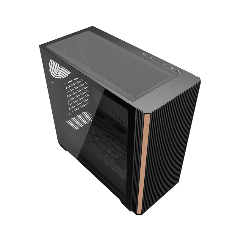 Darkflash DS900WS ATX computer case without fans (Black) 3