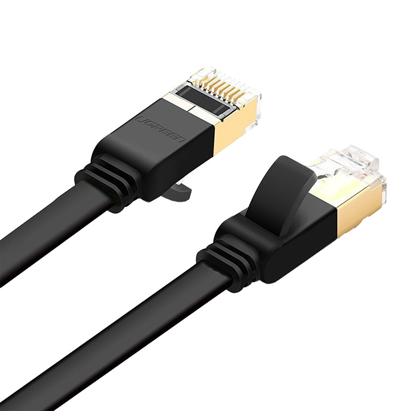 Kabel UGREEN NW106 Cat.7 3m płaski (czarny) 3