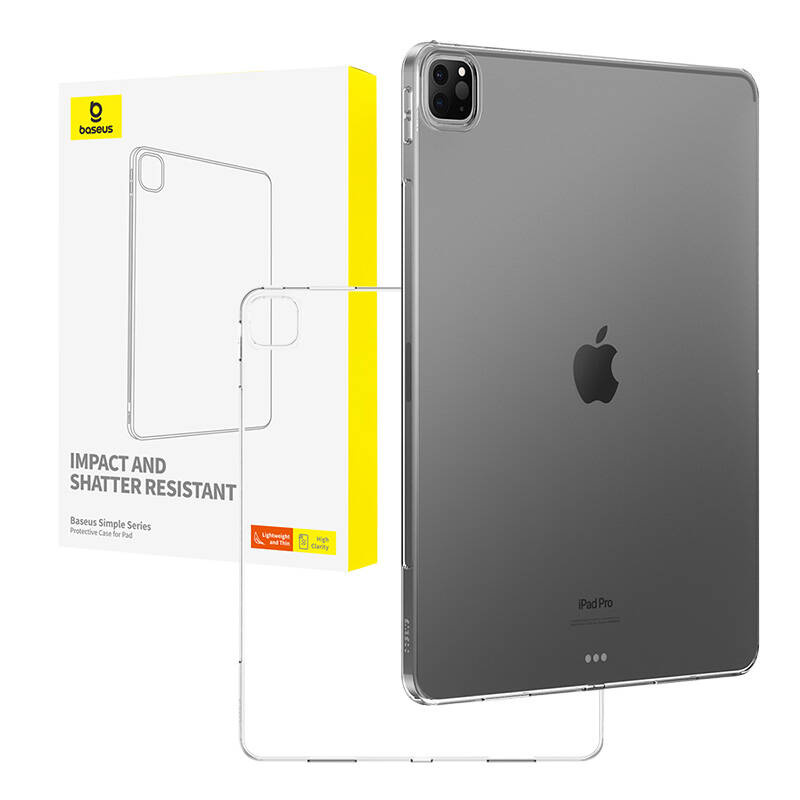 Etui Baseus Simple iPad Pro 12.9" (2018-2022) Przezroczyste Ultracienkie 0.