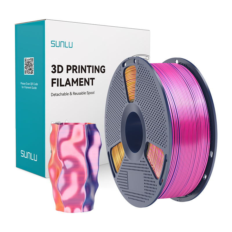 Sunlu Filament PLA+ Silk Tri-Color Red Yellow Blue