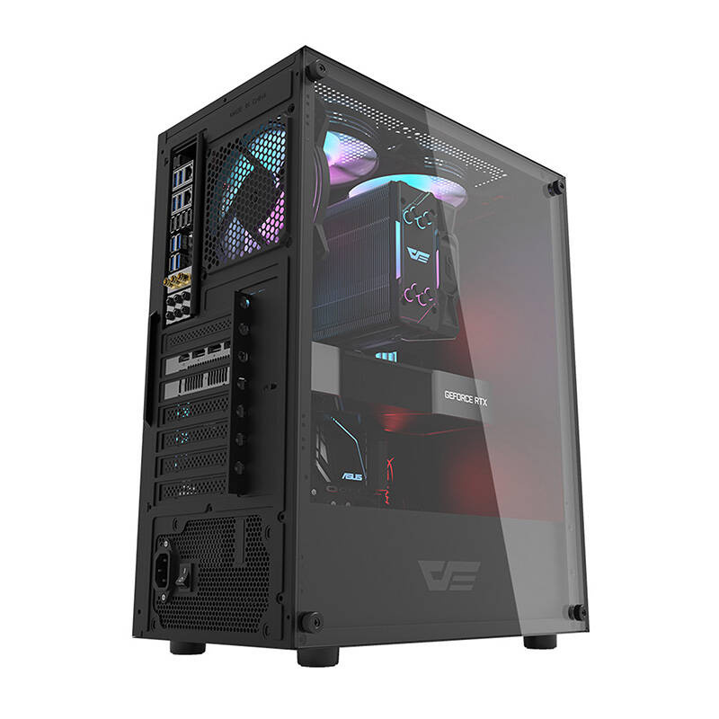 Obudowa komputerowa DARKFLASH DK100 (czarna) 2