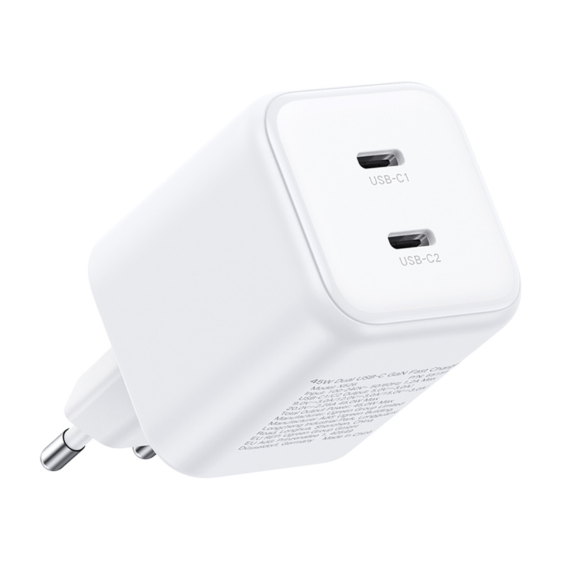 Charger Dual UGREEN USB-C GaN 45W X526 (white) 4
