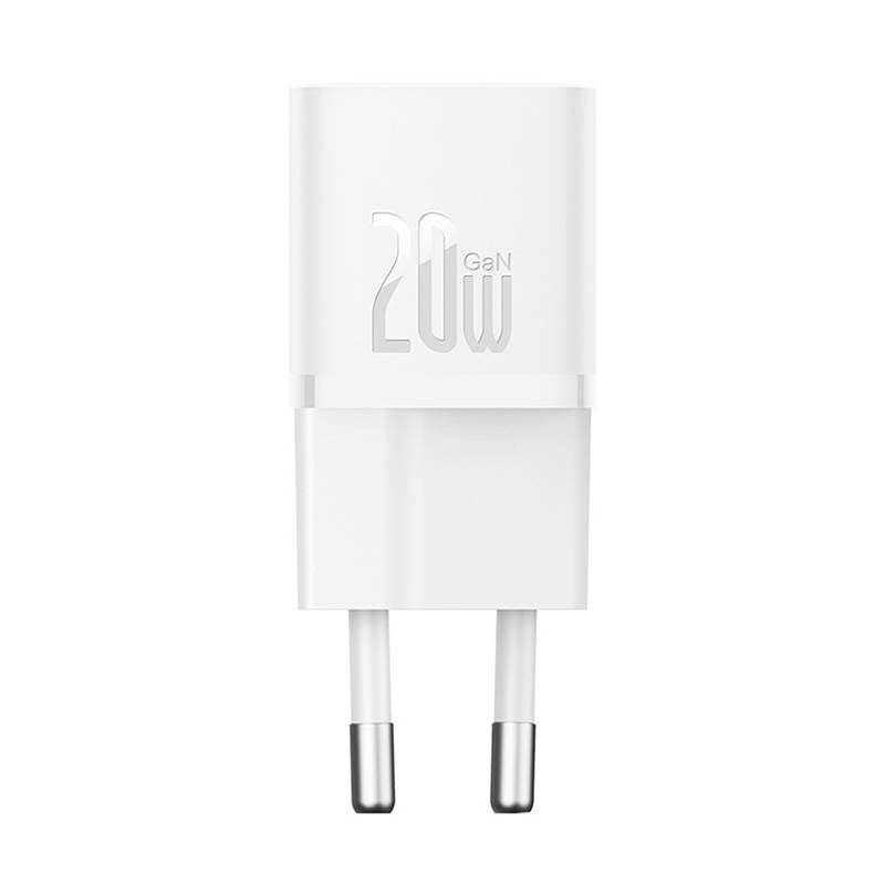 Mini ładowarka sieciowa Baseus GaN5 20W (biała)