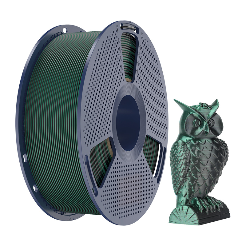 Sunlu Filament PLA+ Silk Dual Color Black Green 2
