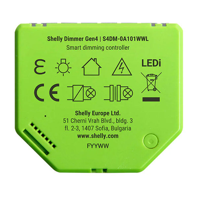 Smart Controller Shelly Dimmer Gen4 Zigbee/Matter 4