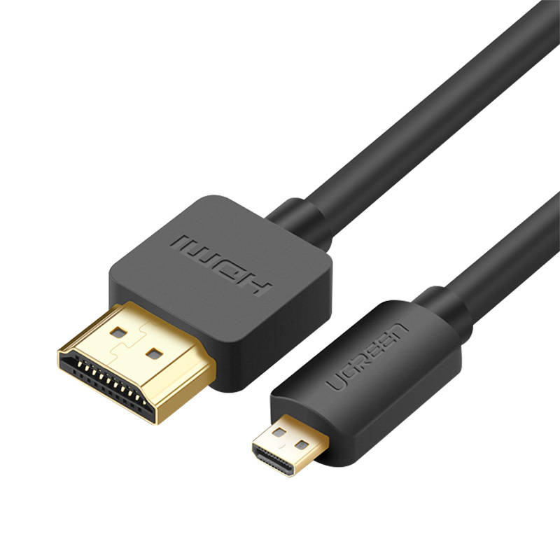 Kabel UGREEN HD127 micro HDMI-HDMI 1m (czarny)