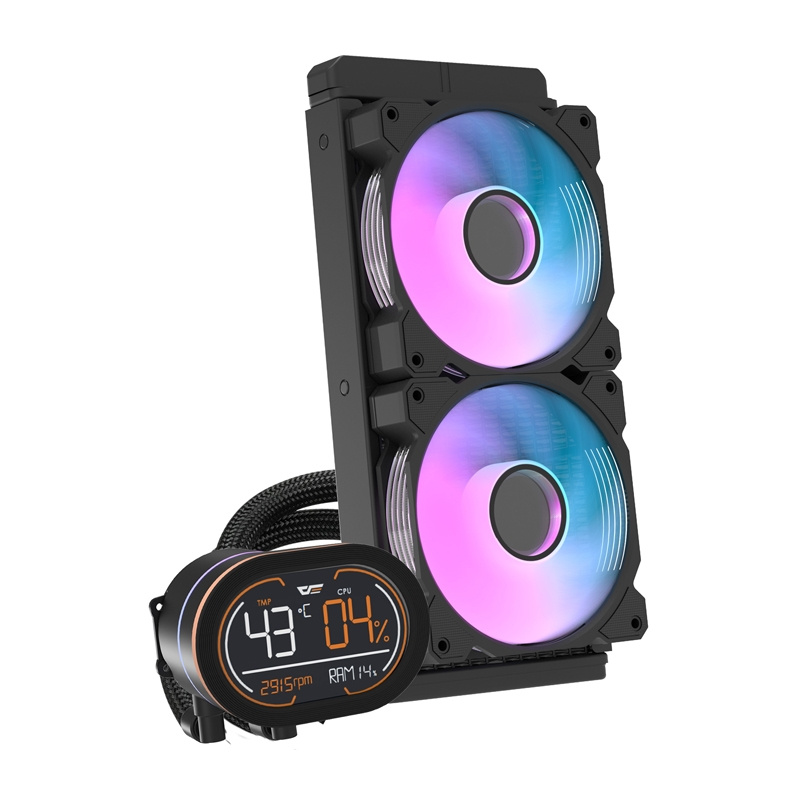 Darkflash Liquid CPU Cooler DH240D Black v2 4