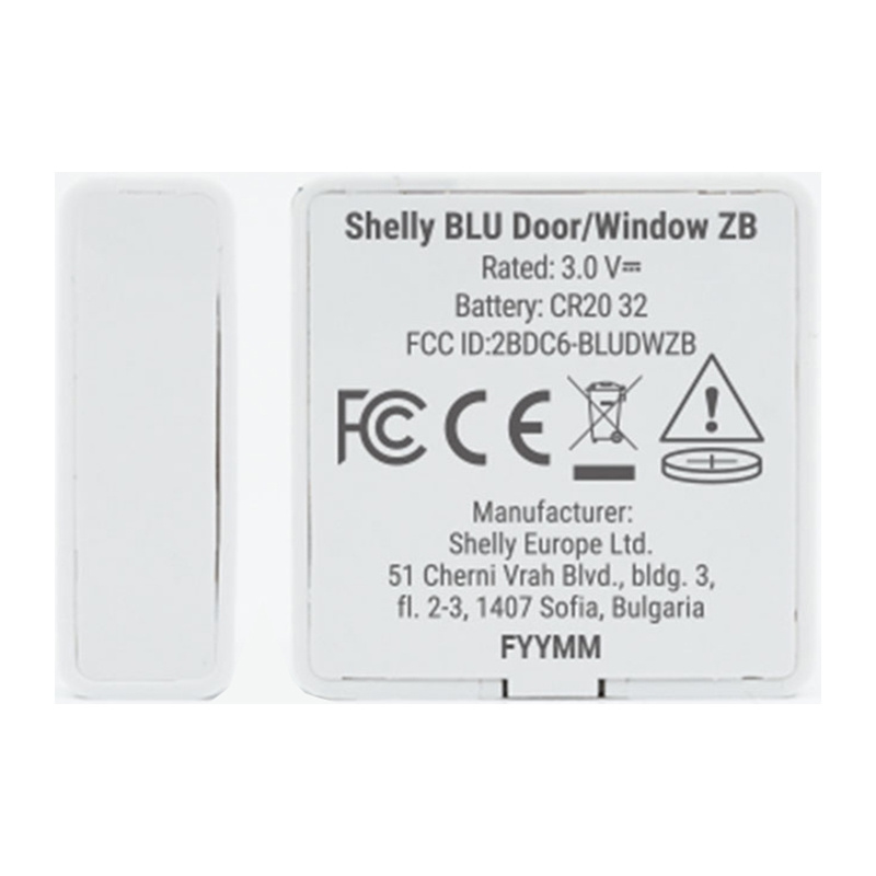 Shelly BLU Door/Window ZB Zigbee, Bluetooth 2