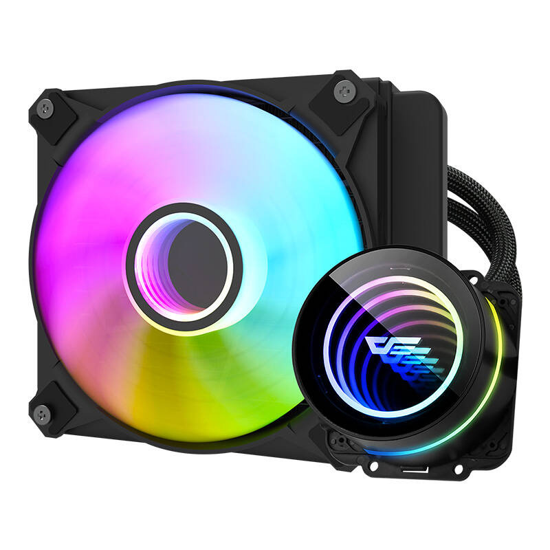 Chłodzenie wodne AIO DARKFLASH DX120 V2.6 120mm (czarne) 2