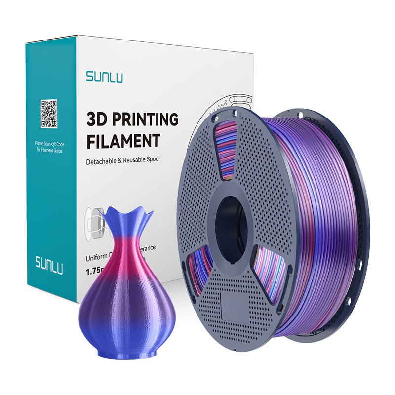 Sunlu Filament PLA+ Silk Rainbow 02