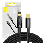 Kabel USB-C do Lightning Baseus Explorer, 20W, 2m (czarny)